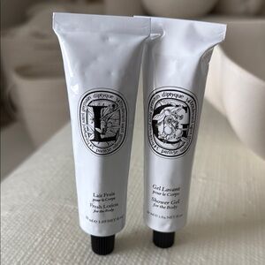 Diptyque White and Black Body Wash Set [50 ml]